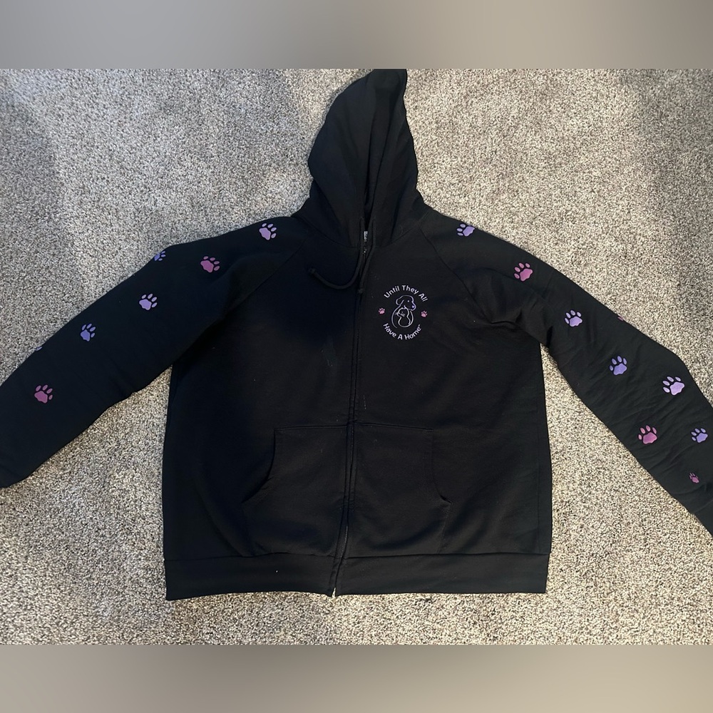 The Animal Rescue Site Until They All Find a Home Navy Hoodie 3XL